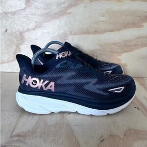 Hoka One One - Clifton 9 - Running Shoes - Black - Women's - 9B - 1127896 BRGL